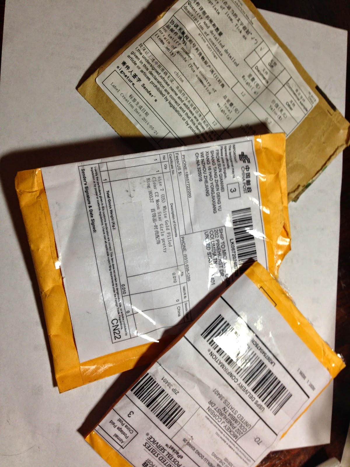 Mousie Mom's ***** Recycle Mailing Envelopes